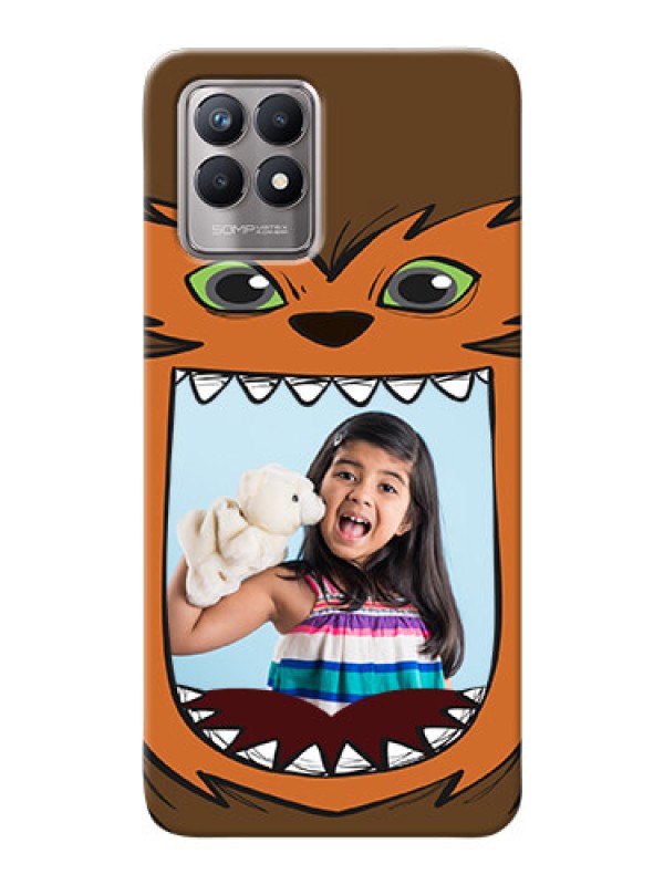 Custom Realme 8i Phone Covers: Owl Monster Back Case Design