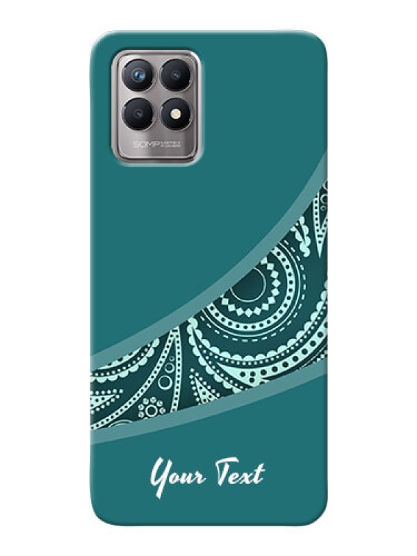 Custom Realme 8I Custom Phone Covers: semi visible floral Design