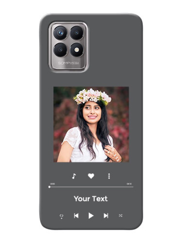Custom Realme 8I Custom Mobile Case with Play The Music Design