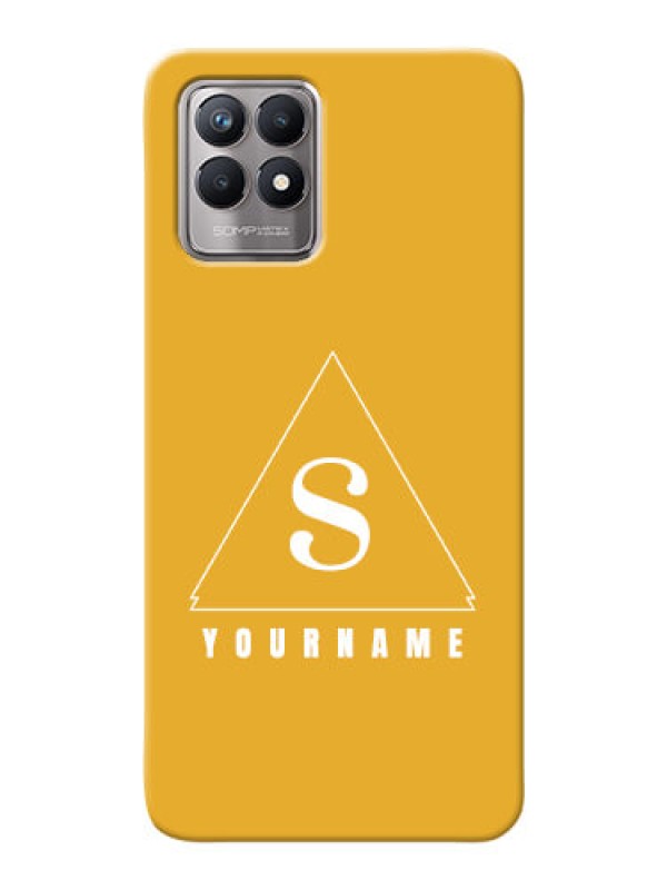 Custom Realme 8I Custom Mobile Case with simple triangle Design