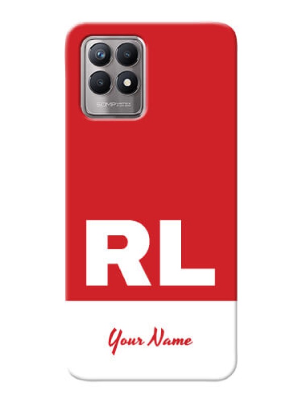 Custom Realme 8I Custom Phone Cases: dual tone custom text Design