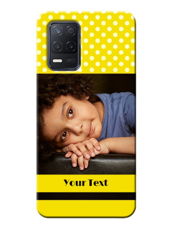 Custom Realme 8s 5G Custom Mobile Covers: Bright Yellow Case Design