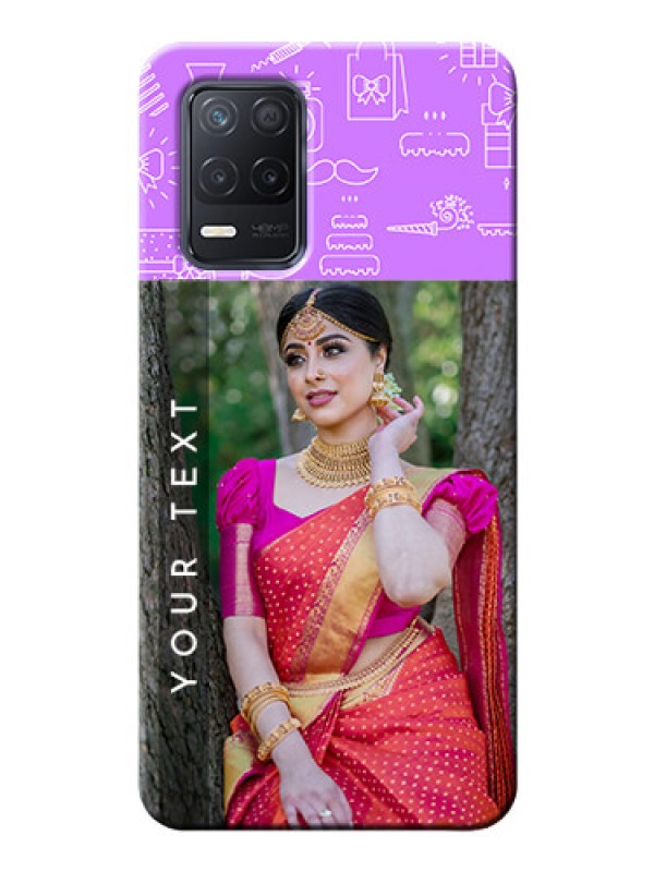 Custom Realme 8s 5G Personalized Phone Cases: Birthday Icons Design