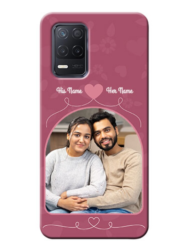 Custom Realme 8s 5G mobile phone covers: Love Floral Design