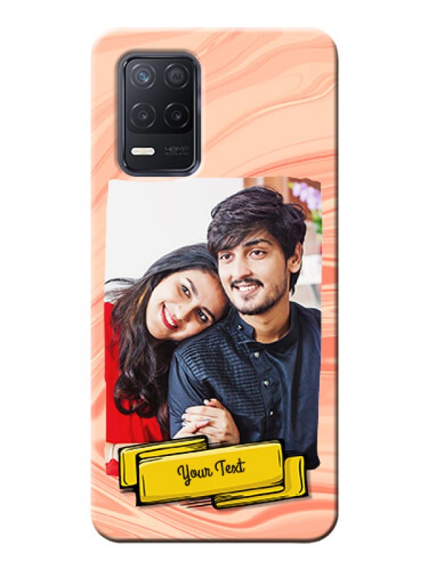 Custom Realme 8s 5G Customized Phone Cases: Marble Texture Design