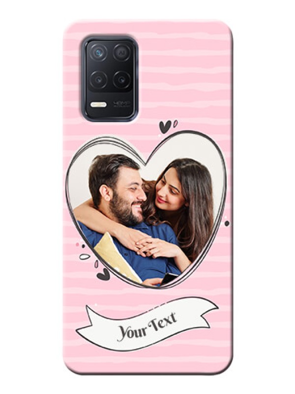 Custom Realme 8s 5G custom mobile phone covers: Vintage Heart Design