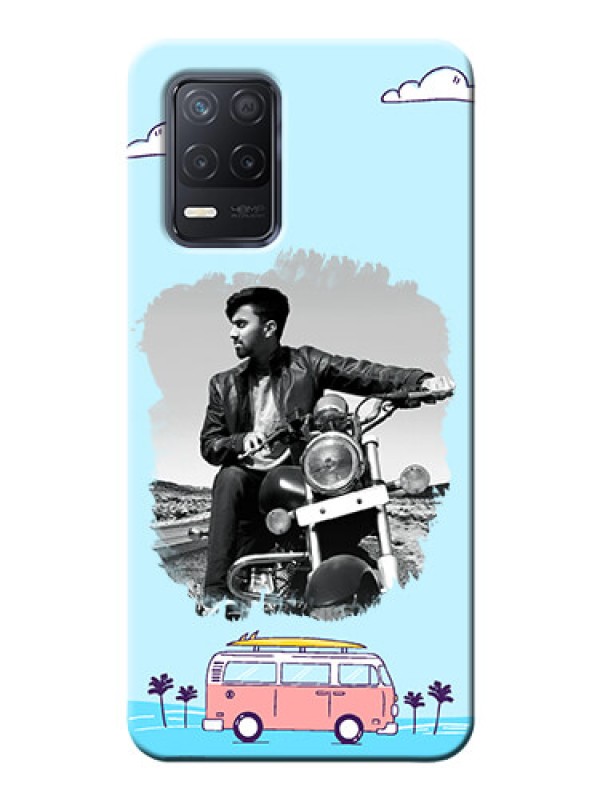 Custom Realme 8s 5G Mobile Covers Online: Travel & Adventure Design