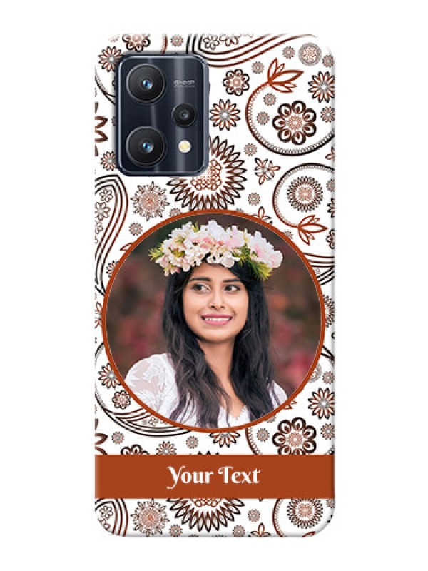 Custom Realme 9 4G phone cases online: Abstract Floral Design 