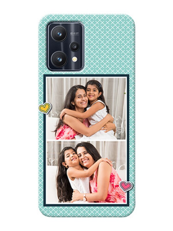 Custom Realme 9 4G Custom Phone Cases: 2 Image Holder with Pattern Design