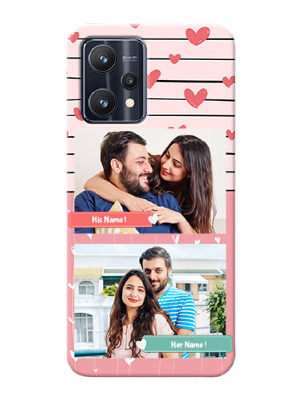 Custom Realme 9 4G custom mobile covers: Photo with Heart Design