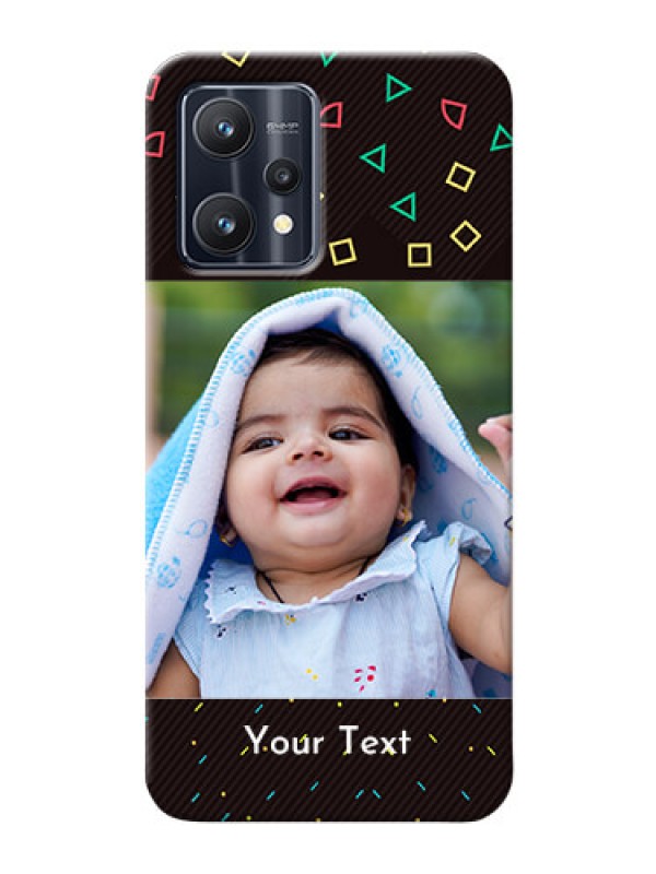 Custom Realme 9 4G custom mobile cases with confetti birthday design