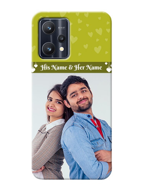 Custom Realme 9 4G custom mobile covers: You & Me Heart Design