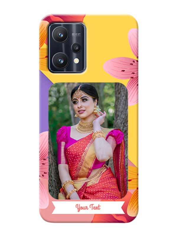 Custom Realme 9 4G Mobile Covers: 3 Image With Vintage Floral Design