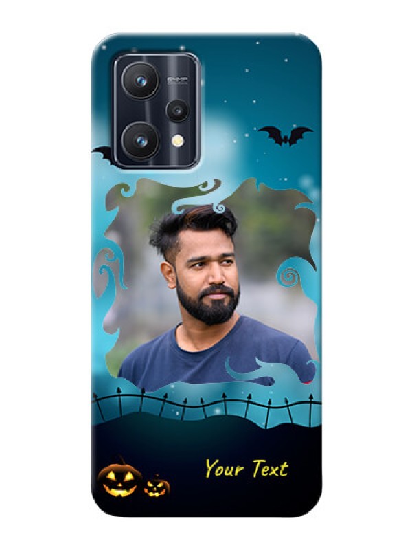Custom Realme 9 4G Personalised Phone Cases: Halloween frame design