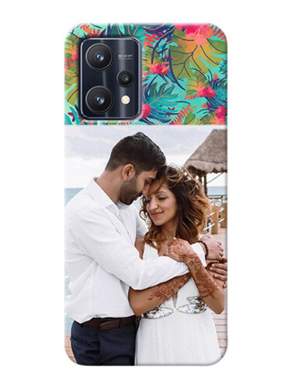 Custom Realme 9 4G Personalized Phone Cases: Watercolor Floral Design