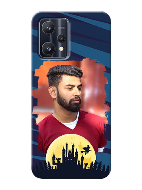 Custom Realme 9 4G Back Covers: Halloween Witch Design 