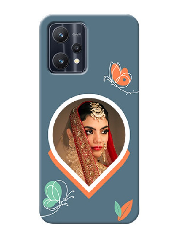 Custom Realme 9 4G Custom Mobile Case with Droplet Butterflies Design