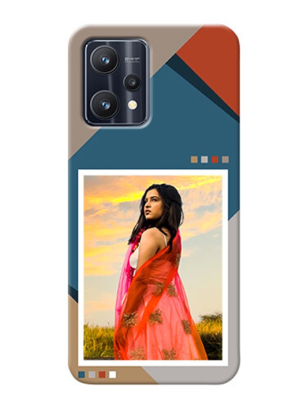 Custom Realme 9 4G Mobile Back Covers: Retro color pallet Design