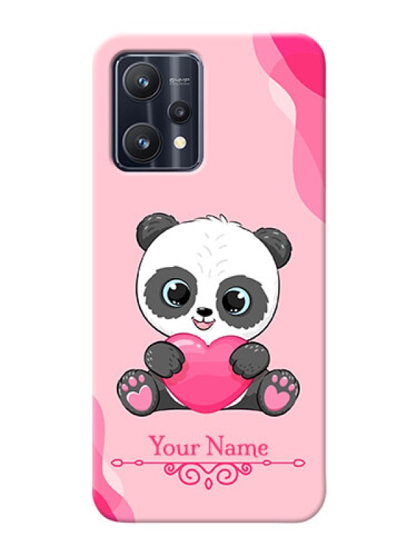 Custom Realme 9 4G Mobile Back Covers: Cute Panda Design