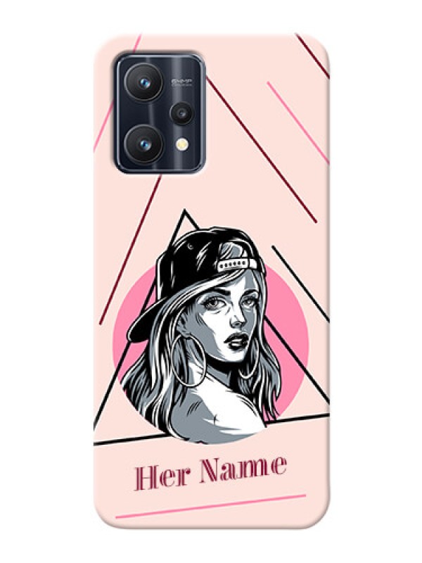 Custom Realme 9 4G Custom Phone Cases: Rockstar Girl Design