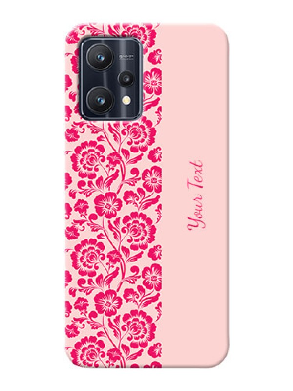 Custom Realme 9 4G Phone Back Covers: Attractive Floral Pattern Design