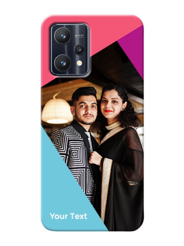 Custom Realme 9 4G Custom Phone Cases: Stacked Triple colour Design