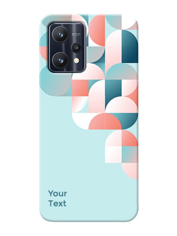 Custom Realme 9 4G Back Covers: Stylish Semi-circle Pattern Design