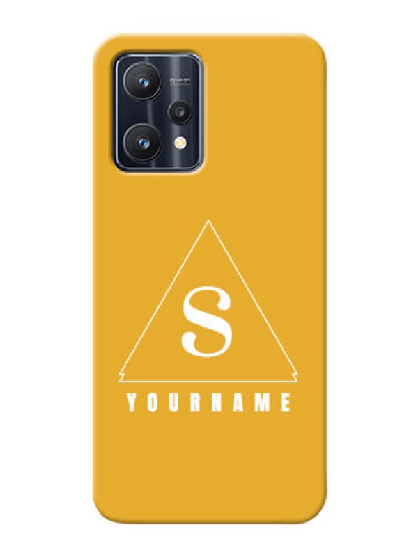 Custom Realme 9 4G Custom Mobile Case with simple triangle Design