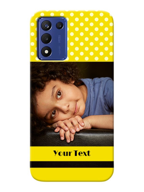 Custom Realme 9 5G Speed Edition Custom Mobile Covers: Bright Yellow Case Design