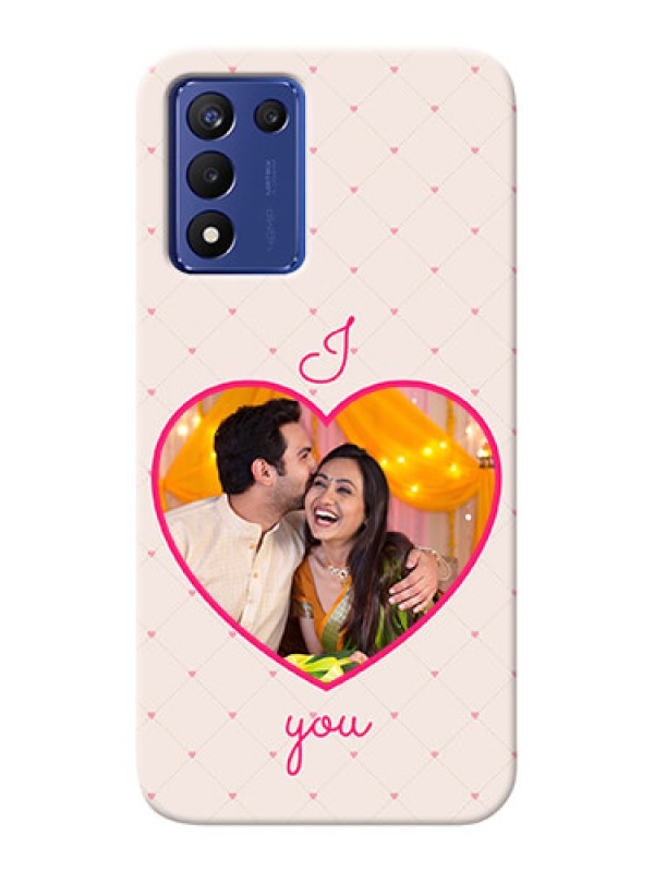 Custom Realme 9 5G Speed Edition Personalized Mobile Covers: Heart Shape Design