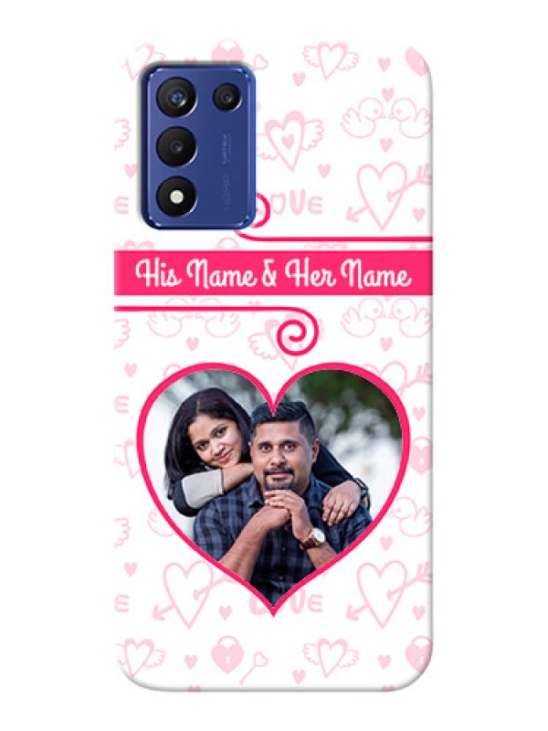 Custom Realme 9 5G Speed Edition Personalized Phone Cases: Heart Shape Love Design