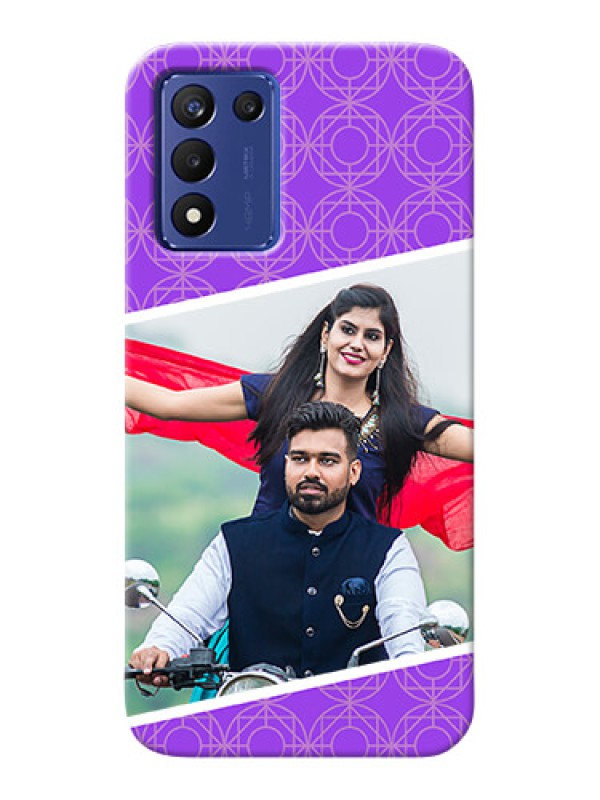 Custom Realme 9 5G Speed Edition mobile back covers online: violet Pattern Design