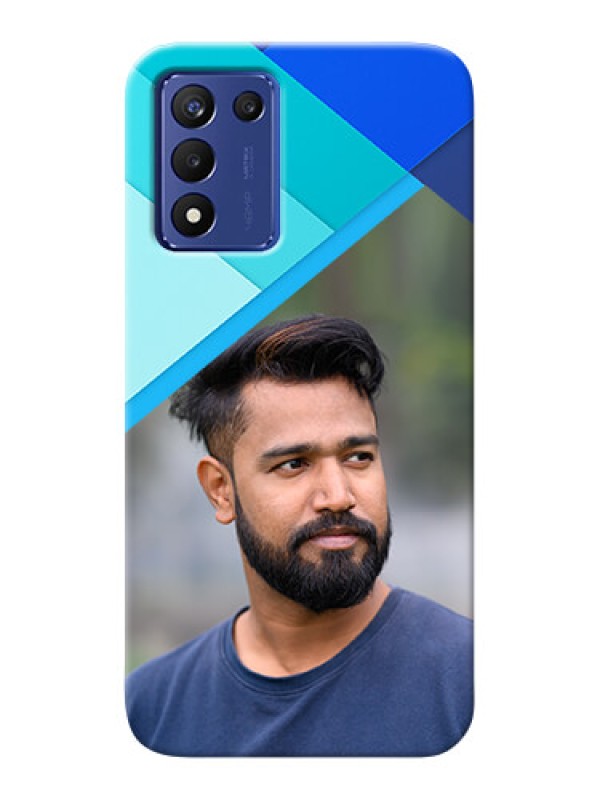 Custom Realme 9 5G Speed Edition Phone Cases Online: Blue Abstract Cover Design