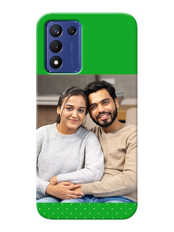 Custom Realme 9 5G Speed Edition Personalised mobile covers: Green Pattern Design
