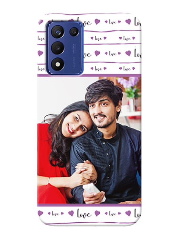 Custom Realme 9 5G Speed Edition Mobile Back Covers: Couples Heart Design