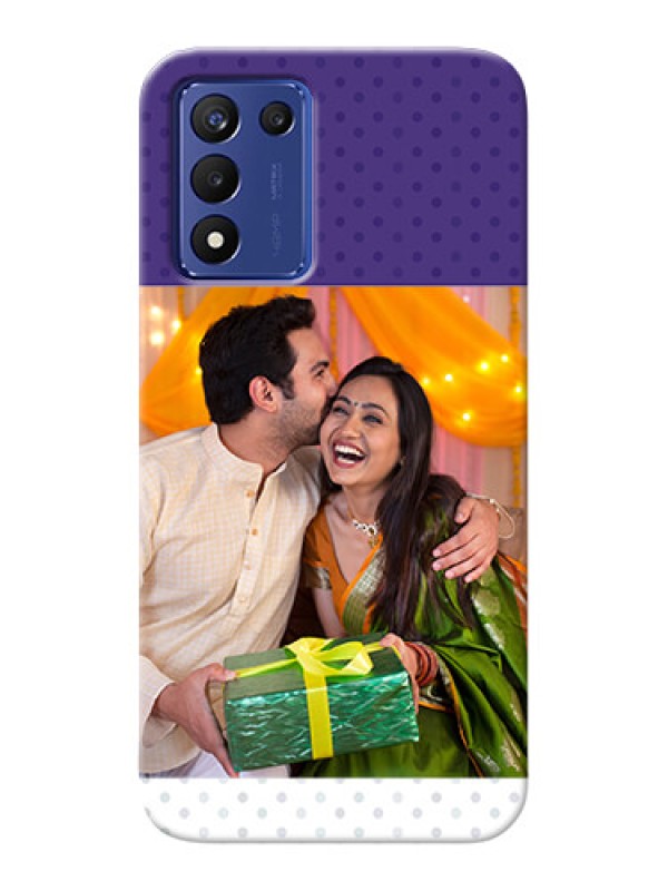 Custom Realme 9 5G Speed Edition mobile phone cases: Violet Pattern Design