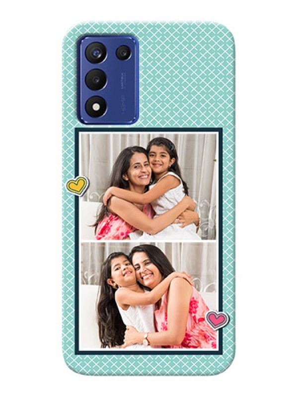 Custom Realme 9 5G Speed Edition Custom Phone Cases: 2 Image Holder with Pattern Design