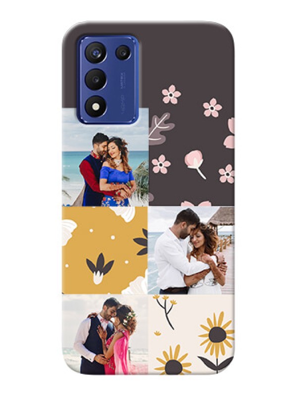 Custom Realme 9 5G Speed Edition phone cases online: 3 Images with Floral Design