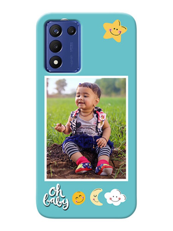 Custom Realme 9 5G Speed Edition Personalised Phone Cases: Smiley Kids Stars Design