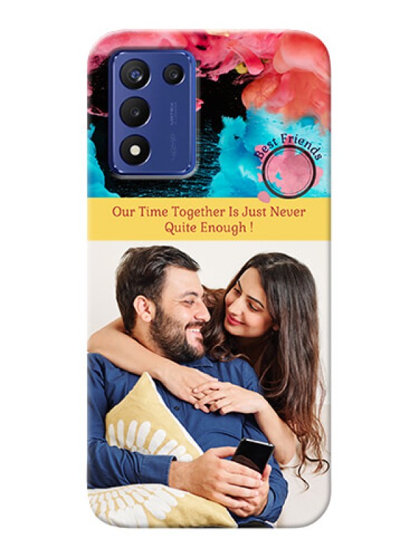 Custom Realme 9 5G Speed Edition Mobile Cases: Quote with Acrylic Painting Design