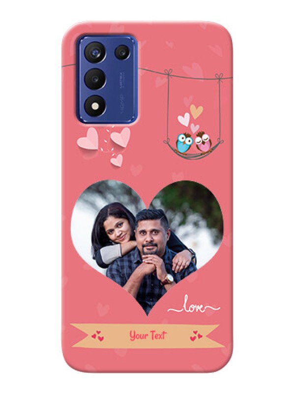 Custom Realme 9 5G Speed Edition custom phone covers: Peach Color Love Design 