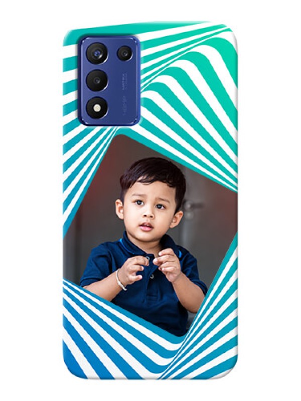 Custom Realme 9 5G Speed Edition Personalised Mobile Covers: Abstract Spiral Design