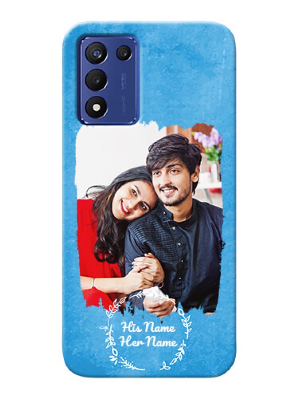 Custom Realme 9 5G Speed Edition custom mobile cases: Blue Color Vintage Design