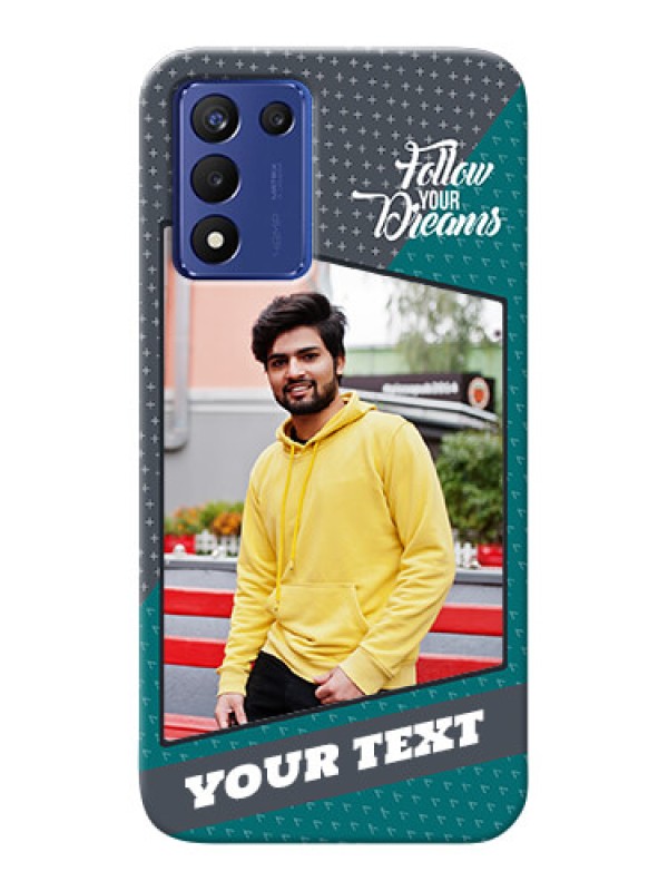 Custom Realme 9 5G Speed Edition Back Covers: Background Pattern Design with Quote