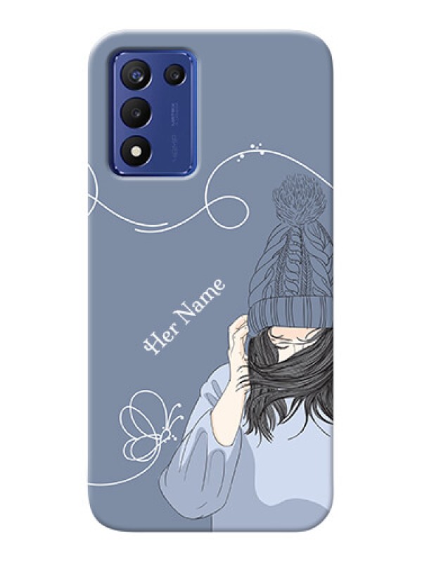 Custom Realme 9 5G Speed Edition Custom Mobile Case with Girl in winter outfit Design
