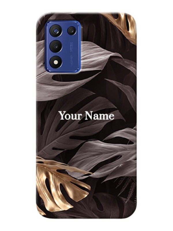 Custom Realme 9 5G Speed Edition Mobile Back Covers: Wild Leaves digital paint Design
