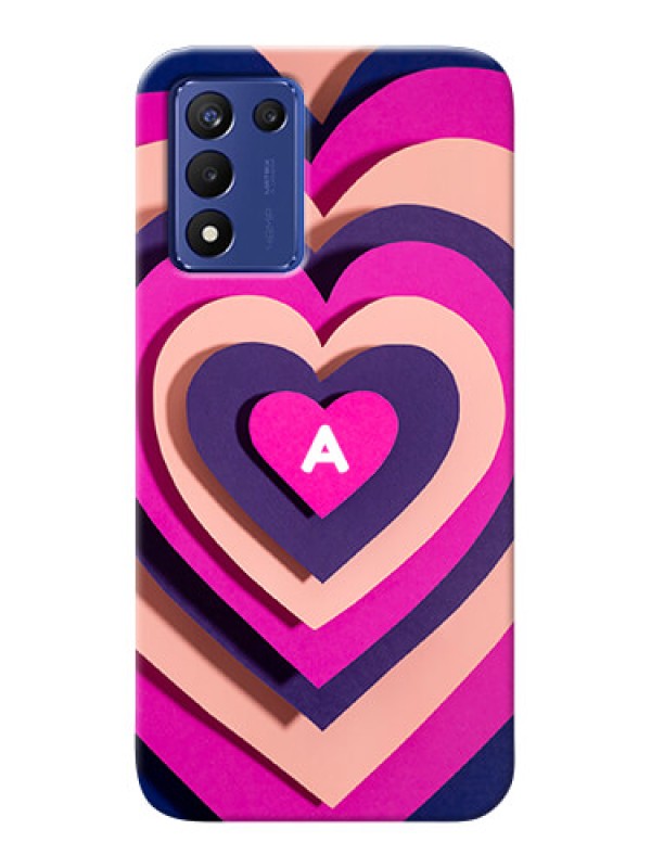 Custom Realme 9 5G Speed Edition Custom Mobile Case with Cute Heart Pattern Design