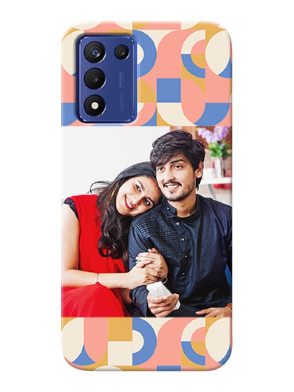 Custom Realme 9 5G Speed Edition Custom Phone Covers: Semi-circle Maze Pattern Design