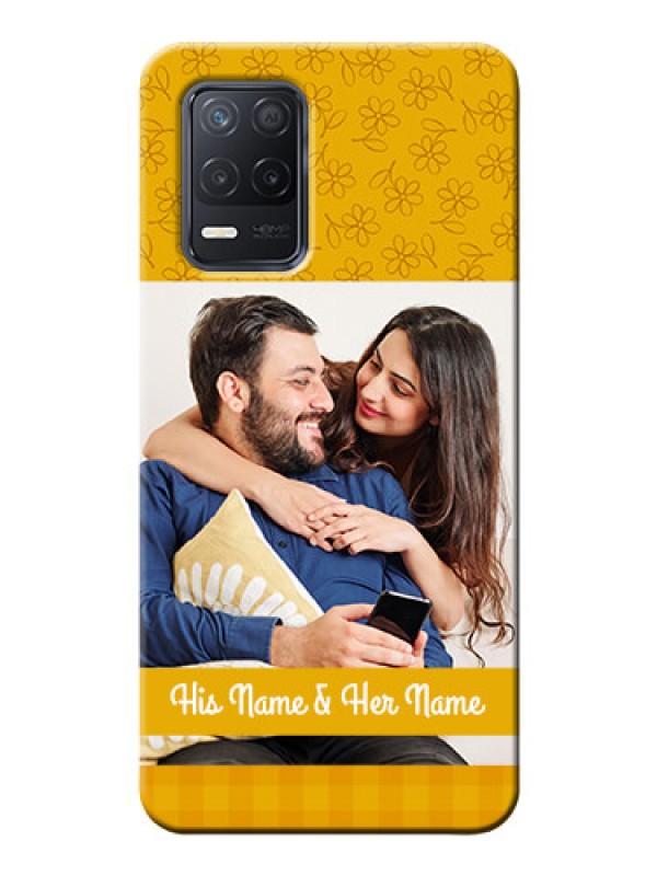 Custom Realme 9 5G mobile phone covers: Yellow Floral Design