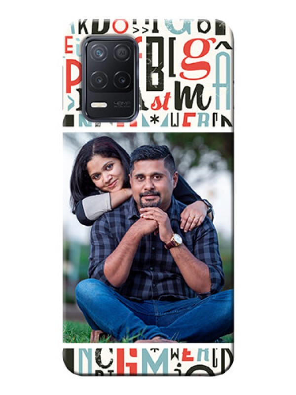 Custom Realme 9 5G custom mobile phone covers: Alphabet Design